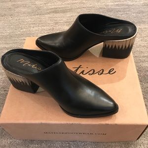 NWT in box never worn Matisse Evie leather mule